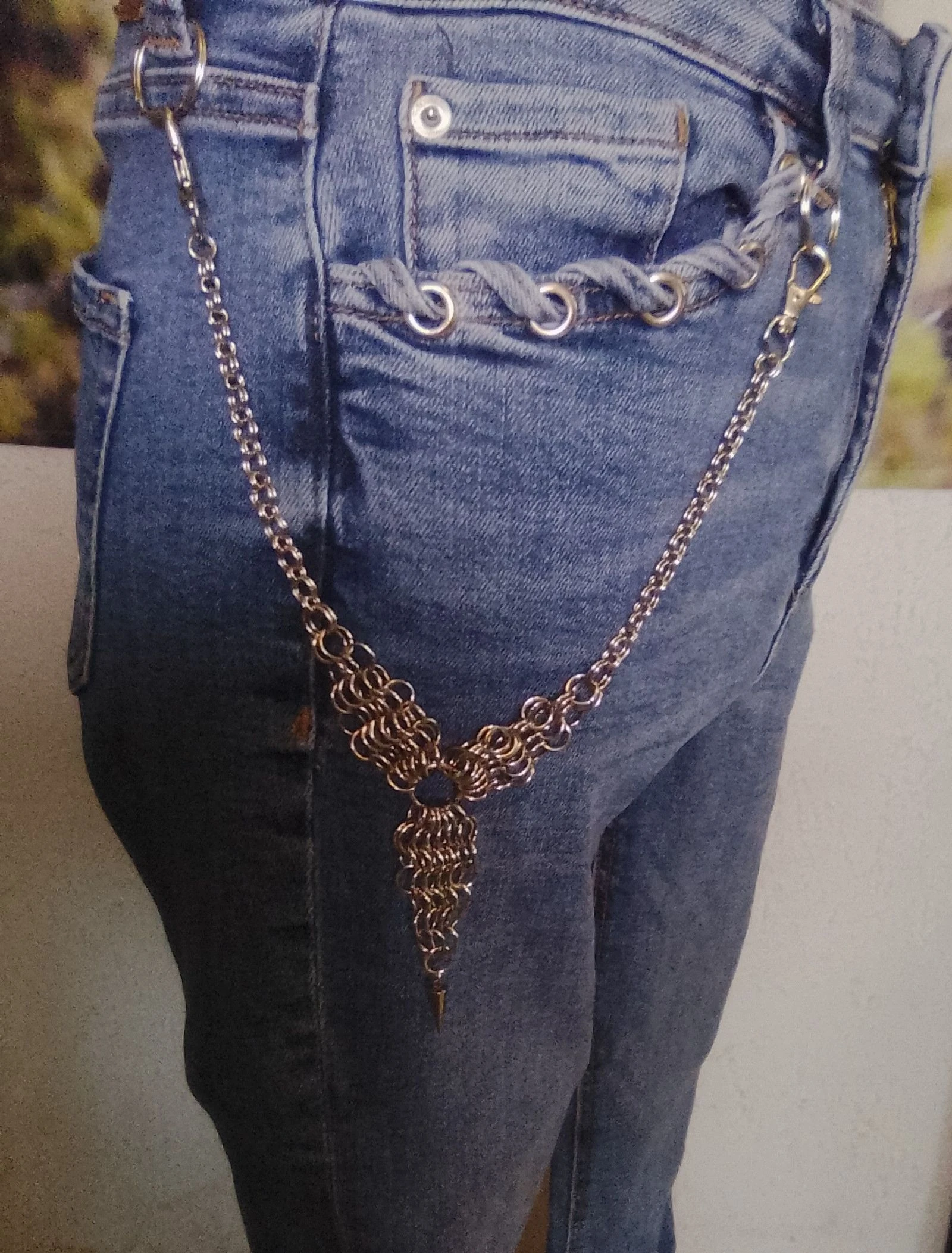 1 Bijou de pantalon et/ou de sac chainmail européen 